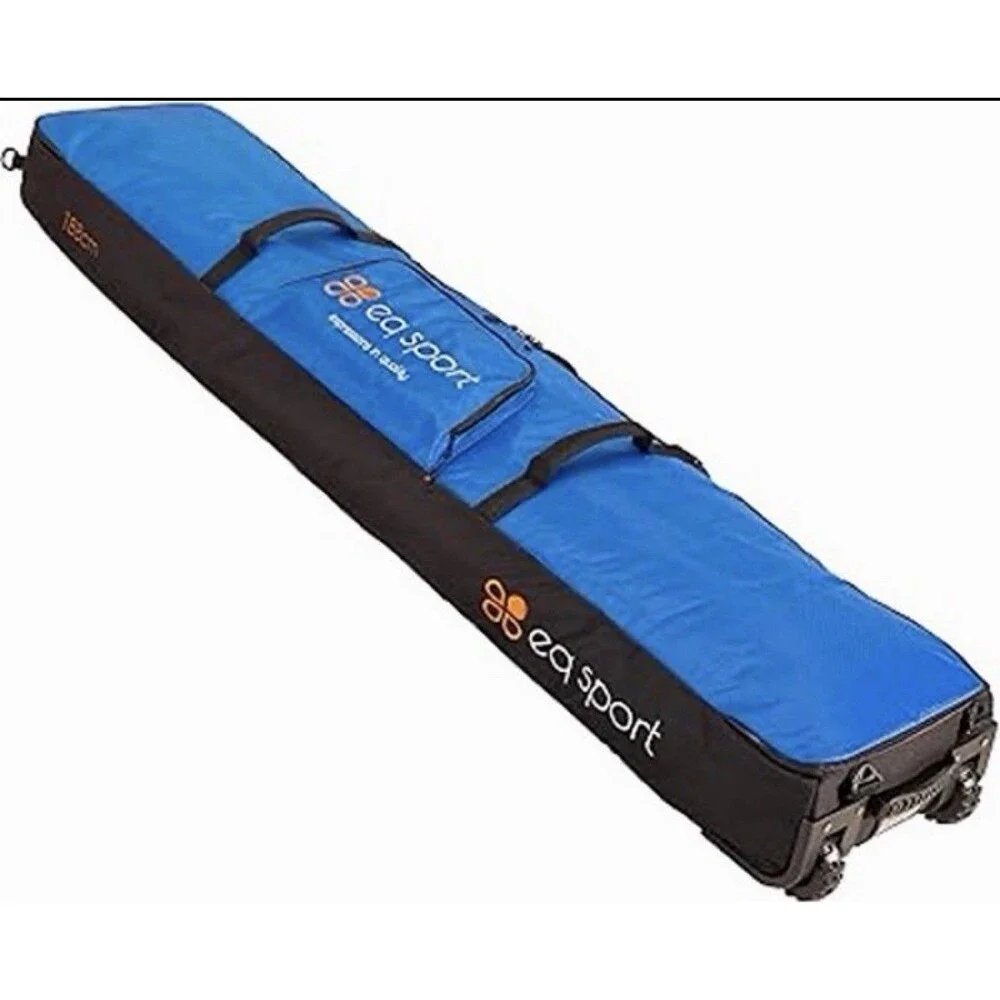 EQ SPORT Padded Rolling Snowboard Bag w/Wheels for Travel- Fits 168cm/66in- New!